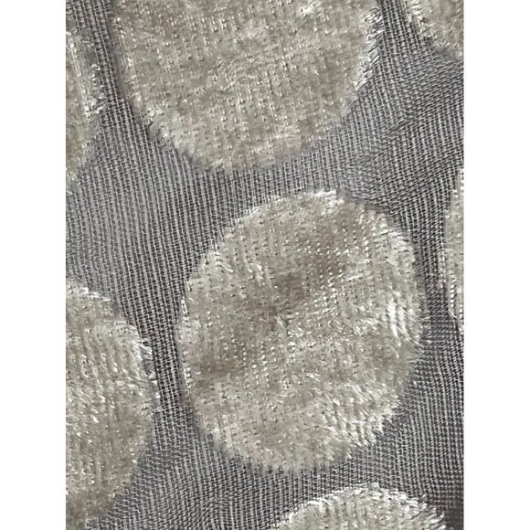 Banana Republic Velour Babydoll Maxi Dress 10 Gray Polka Dot Y2K Retro Tank 80s - Picture 7 of 14